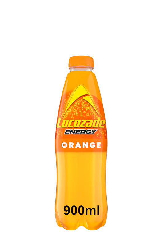 LUCOZADE ORANGE ENERGY DRINK 900ML PM£2