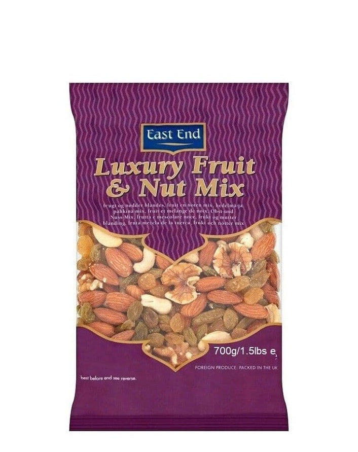 LUXURY FRUIT & NUT MIX 700G (EAST END)
