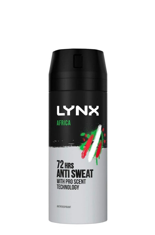 LYNX ANTI PERSPIRANT AFRICA 150ML
