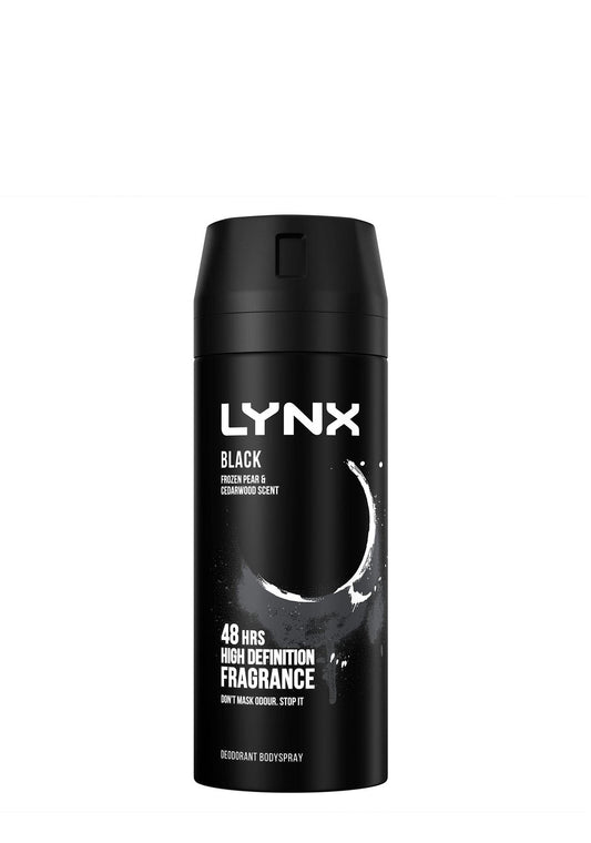 LYNX BODY SPRAY BLACK 150ML