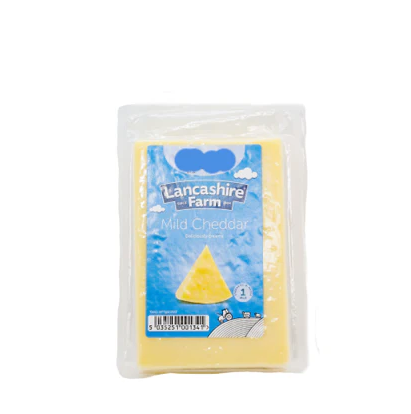 MILD CHEDDAR CHEESE BLOCK 145G (LANCASHIRE FARM)
