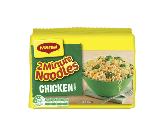 MAGGI CHICKEN NOODLES 2 MIN 5 PACK