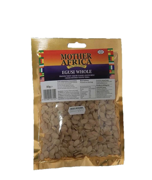 WHOLE EGUSI 80G (MOTHER AFRICA)