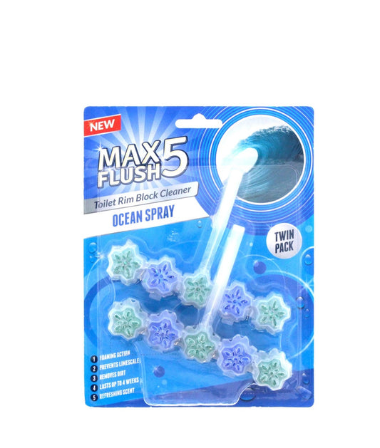 MAX FLUSH 5 RIM BLOCK 2X45G