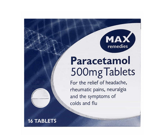 MAX PARACETAMOL 500MG 16'S