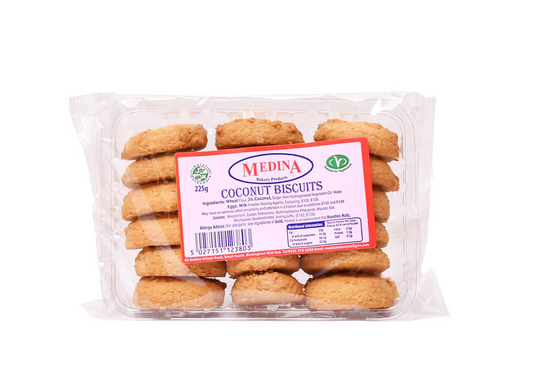 MEDINA COCONUT COOKIES 225G
