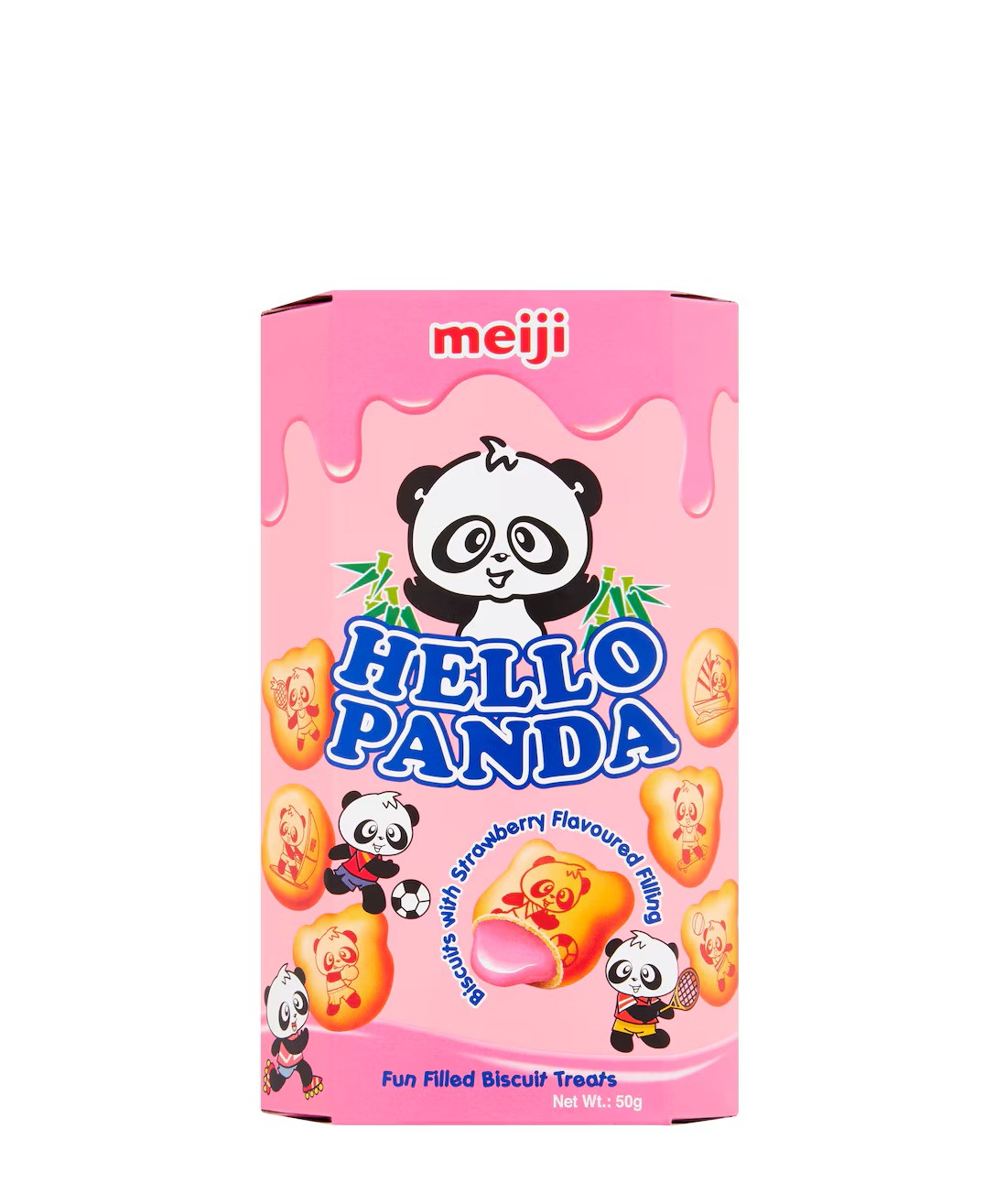 HELLO PANDA STRAWBERRY FILLING BISCUITS 50G (MEIJI)