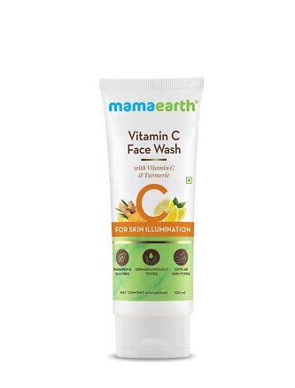 VITAMIN C FACE WASH 100ML (MAMAEARTH)