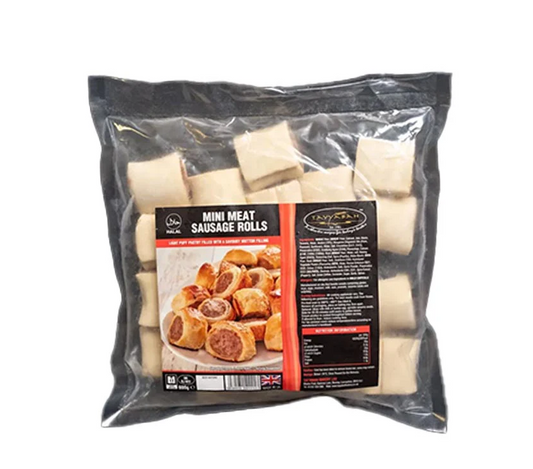 MINI MEAT SAUSAGES ROLL 600G (TAYYABAH)