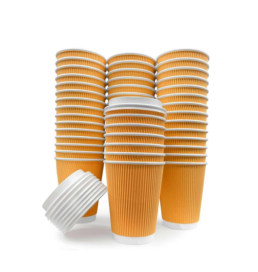 MOCHA PAPER CUPS / SINGLE WALL 8OZ 50PK