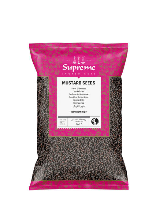 MUSTARD SEEDS BLACK 1KG (SUPREME QUALITY)
