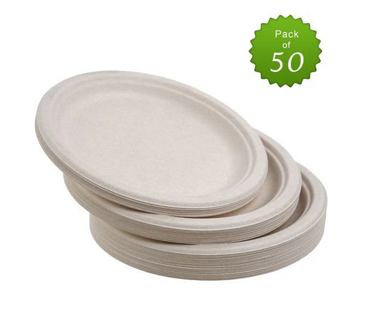 NABZ BIO DEGRADBLE 9'' PLATES 50'S