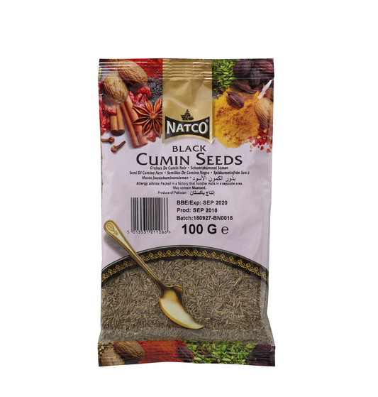 NATCO BLACK CUMIN/JEERA SEEDS 100G