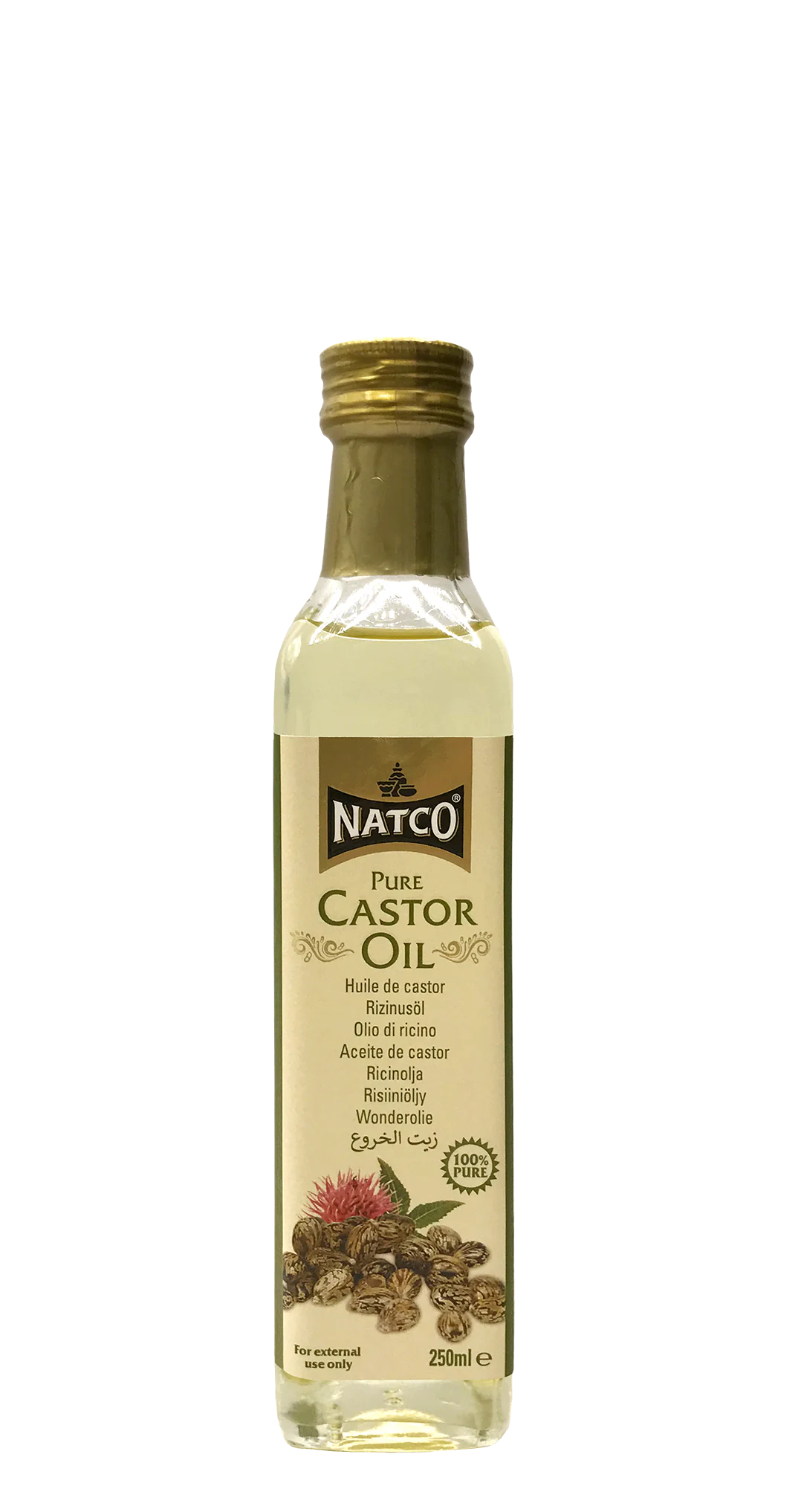 NATCO CASTOR OIL 250ML