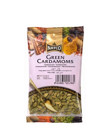 NATCO GREEN CARDAMOMS 100G