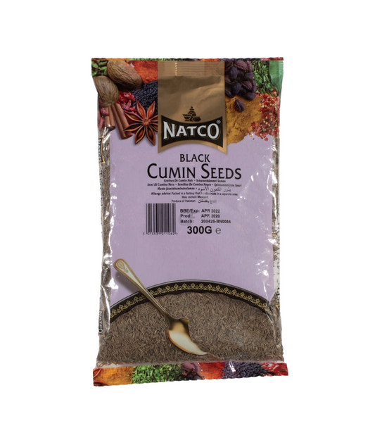 NATCO BLACK CUMIN/JEERA SEEDS 300G