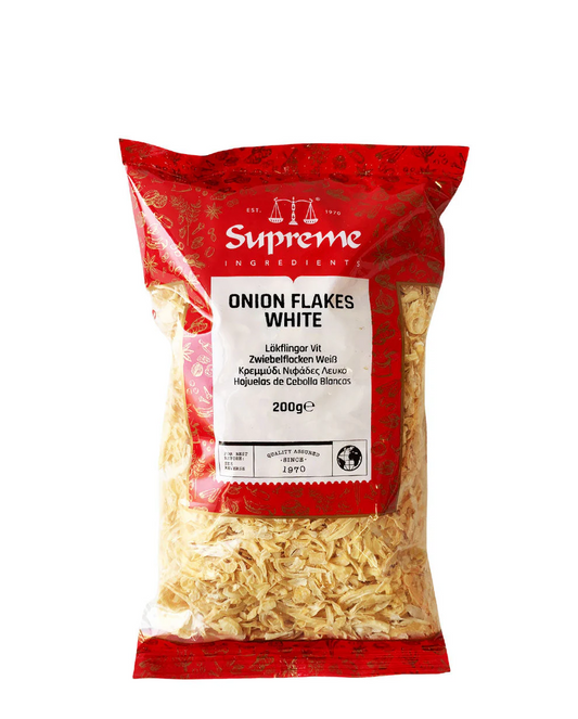 ONION FLAKES WHITE 200G (SUPREME QUALITY)