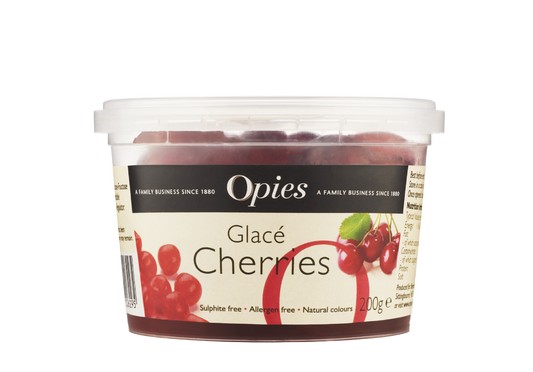 OPIES GLACE CHERRIES 200G