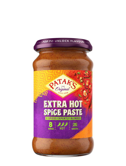PATAKS EXTRA HOT CURRY PASTE 283G