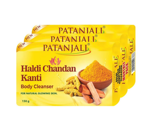 PATANJALI HALDI CHANDAN SOAP 3x150G