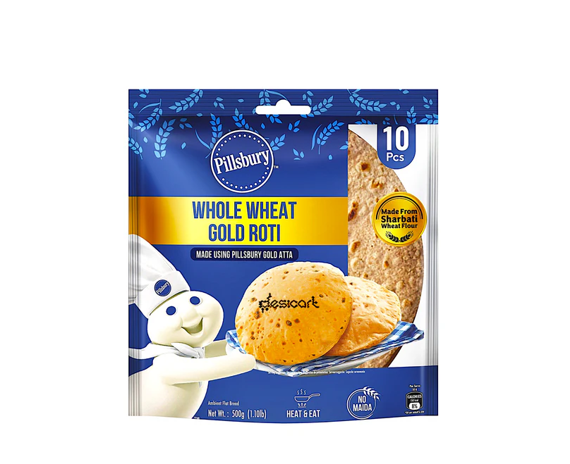 PILLSBURY ROTI GOLD WHOLE WHEAT 500G
