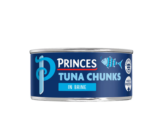 PRINCE TUNA CHUNKS IN BRINE 145G PM£1.59