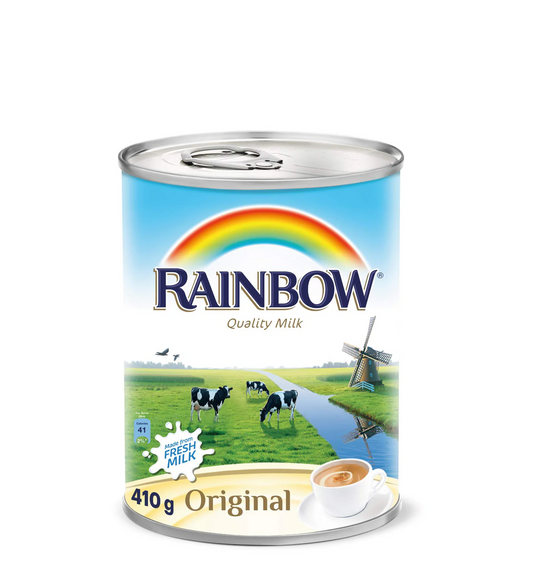 RAINBOW CONDENCED EVAPOR MILK 410G