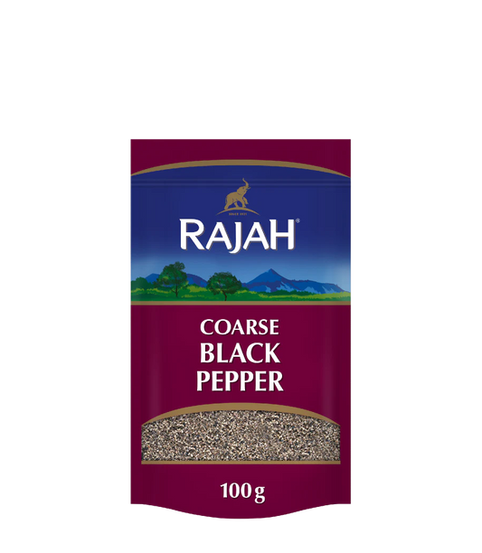 RAJAH BLACK PEPPER COARSE 100G