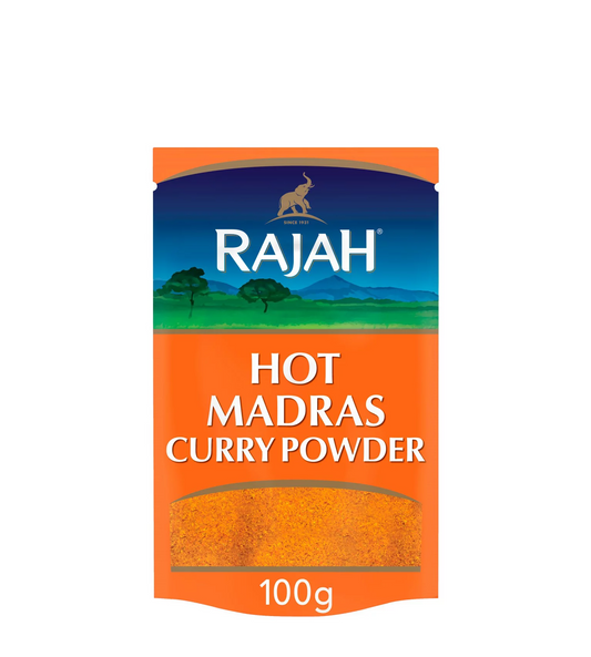 RAJAH HOT CURRY POWDER 100G