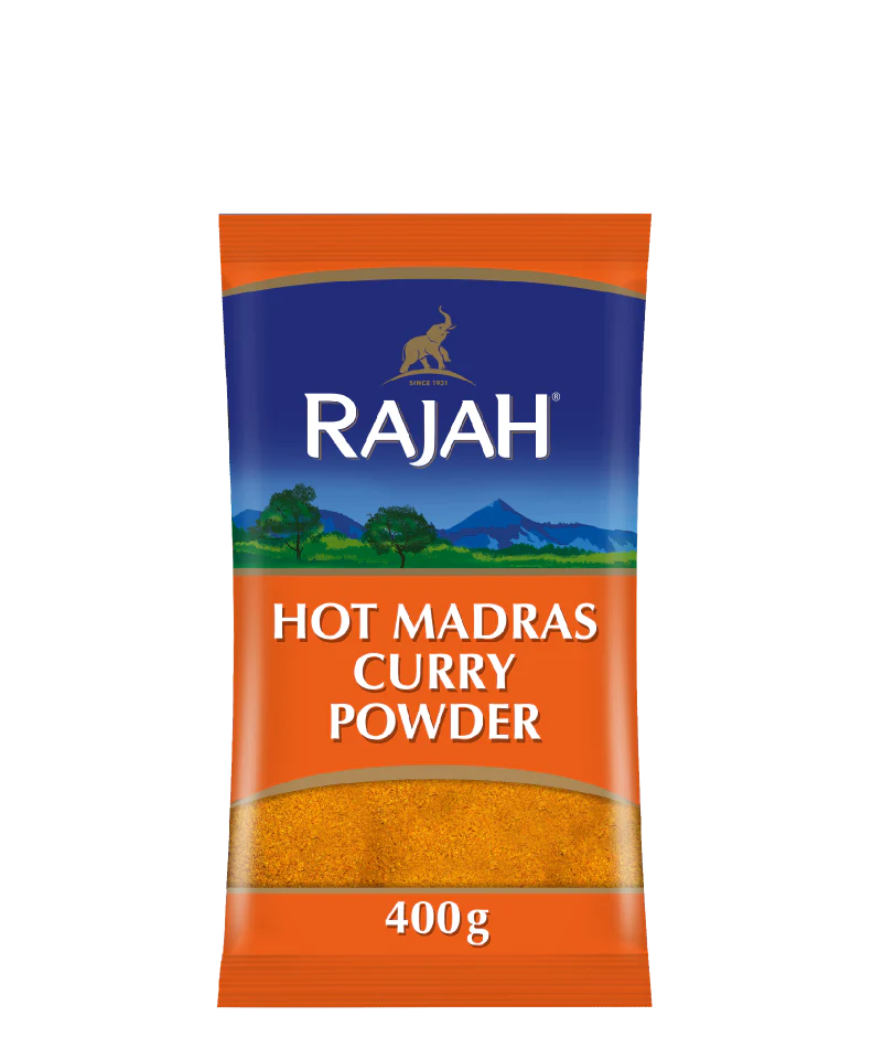 RAJAH HOT MADRAS CURRY POWDER 400G