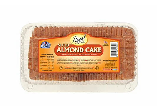 REGAL ALMOND SLICED CAKE 10PCS