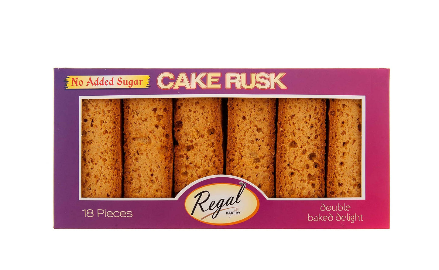 REGAL CAKE RUSK NO SUGAR 18pcs