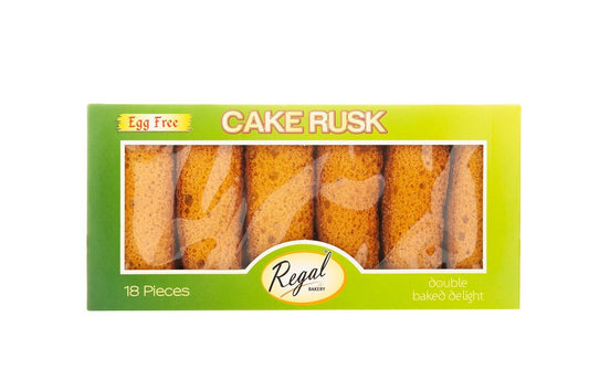 REGAL EGG FREE CAKE RUSK 18Pcs