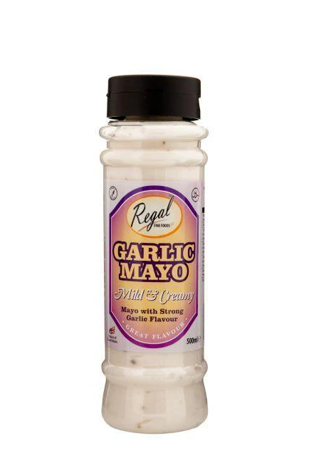 GARLIC MAYO MILD & CREAMY SAUCE 500ML (REGAL)