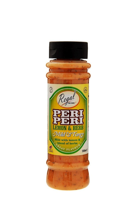 LEMON & HERB PERI PERI SAUCE 500ml (REGAL)