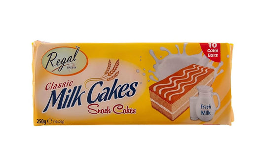 REGAL MILK SNACK CAKES 250G 10PCS