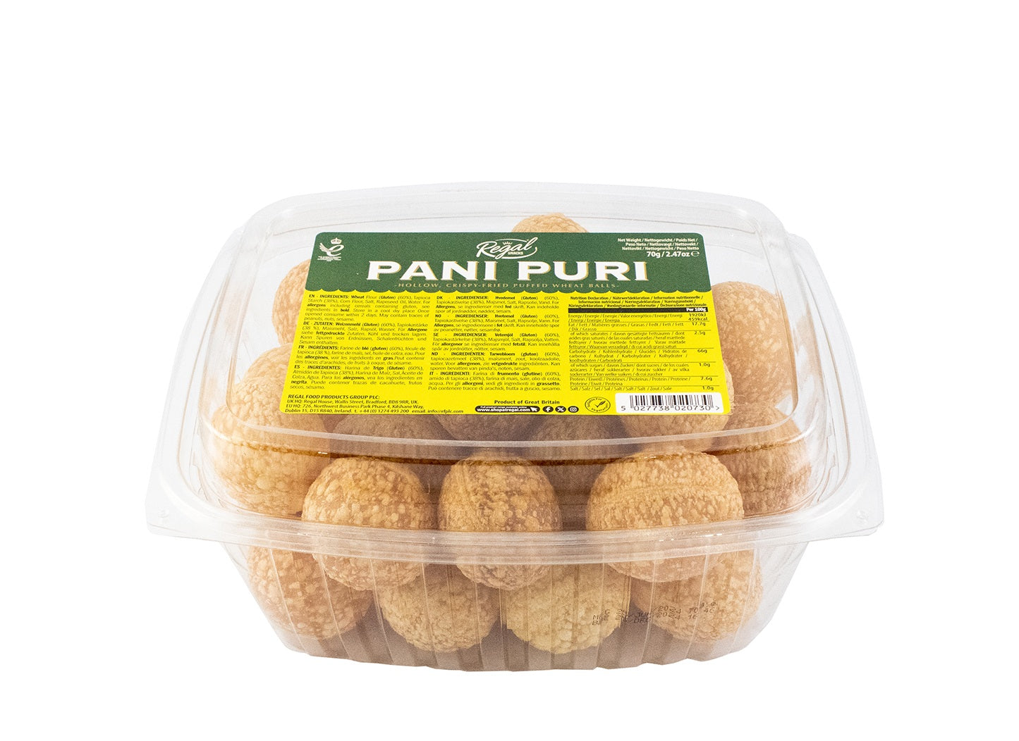 REGAL PANI PURI 70G