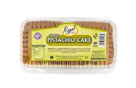 REGAL PISTACHIO CAKE SLICE 10PCS