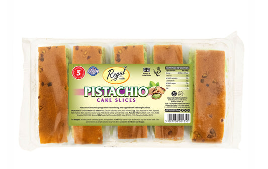 REGAL PISTACHIO CAKE SLICE 5PK