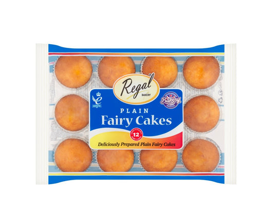 REGAL PLAIN FAIRY CAKE 12PCS-280G
