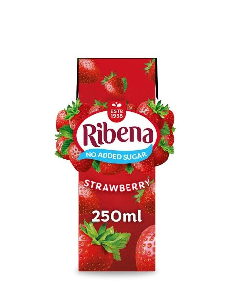 RIBENA STRAWBERRY S/F 250ML PM69P