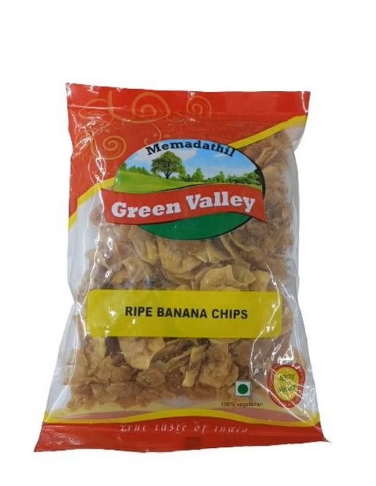 RIPE BANANA CHIPS 160G (GREEN VALLEY)
