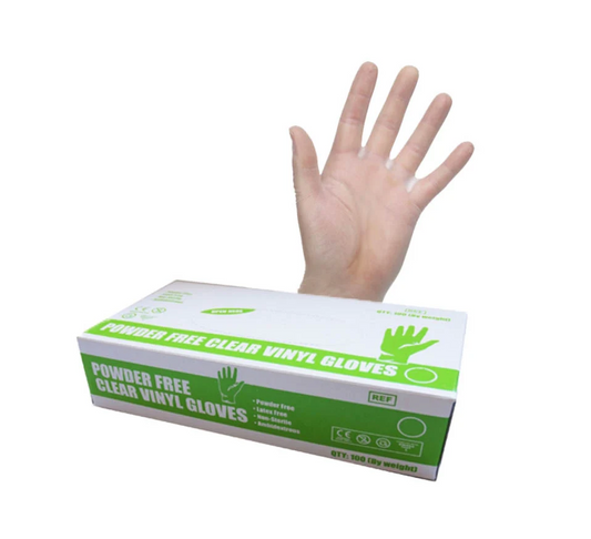 SAFECARE POWDER FREE VINYLE GLOVES SMALL