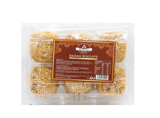 SAFFRON BADAM BISCUITS 12pcs