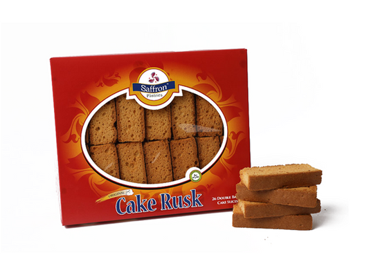 SAFFRON CAKE RUSK 26PCS