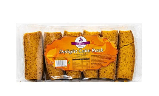 SAFFRON CAKE RUSK ORIGINAL  12PCS