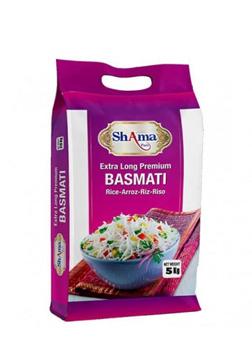 SHAMA XTRA LARGE BASMATI RICE 5KG