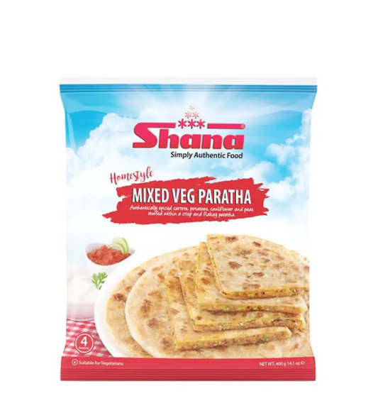 MIX VEGETABLES PARATHA 400G (SHANA)