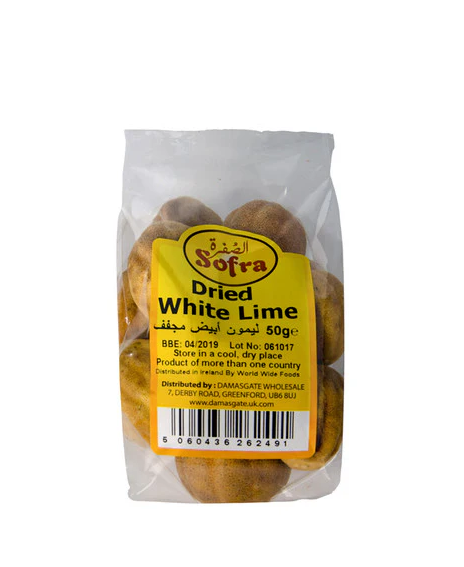 SOFRA DRIED WHITE LIME 50G