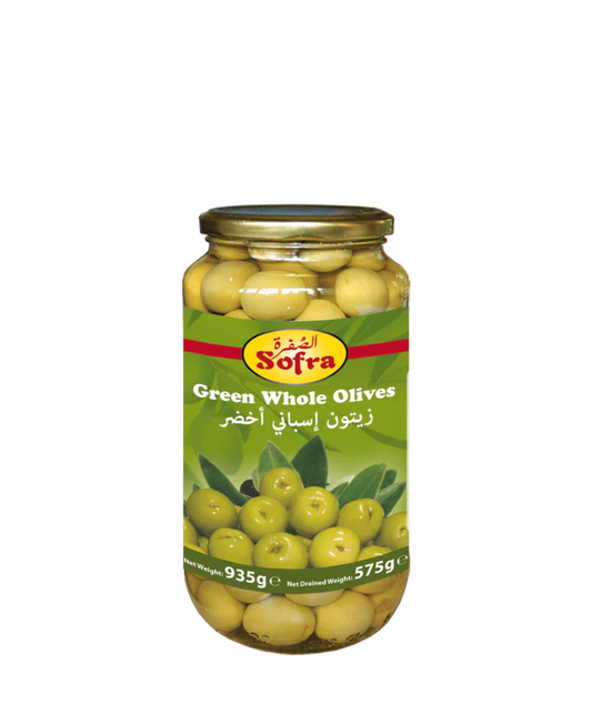 Whole GREEN OLIVES 935G